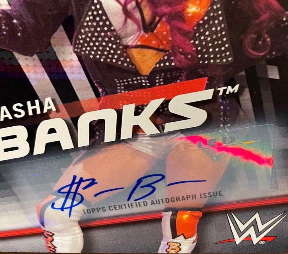 Sasha Banks [Silver Autograph] #33