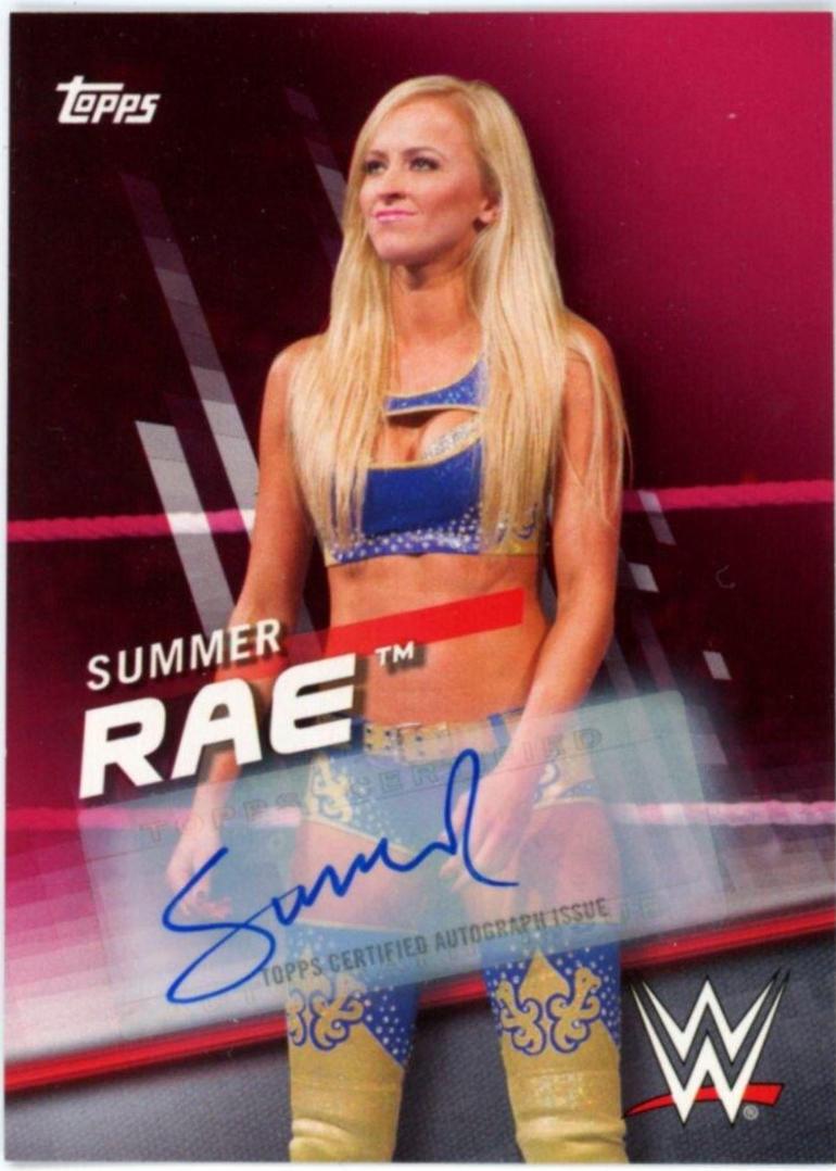 Summer Rae [Pink Autograph] #35