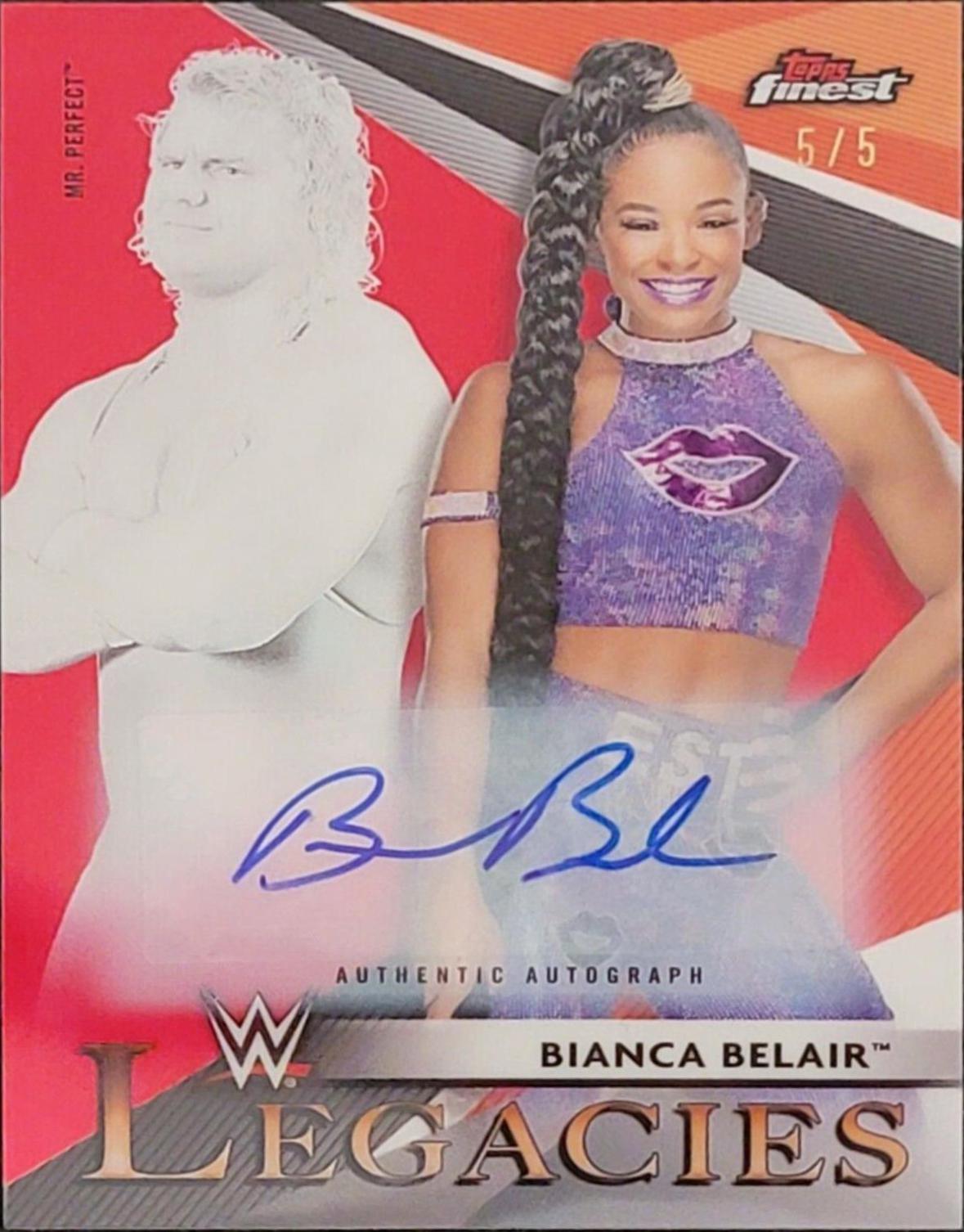 Bianca Belair [Red Autograph] #L-3
