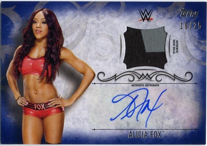 Alicia Fox [Blue Autograph] #UAR-AC