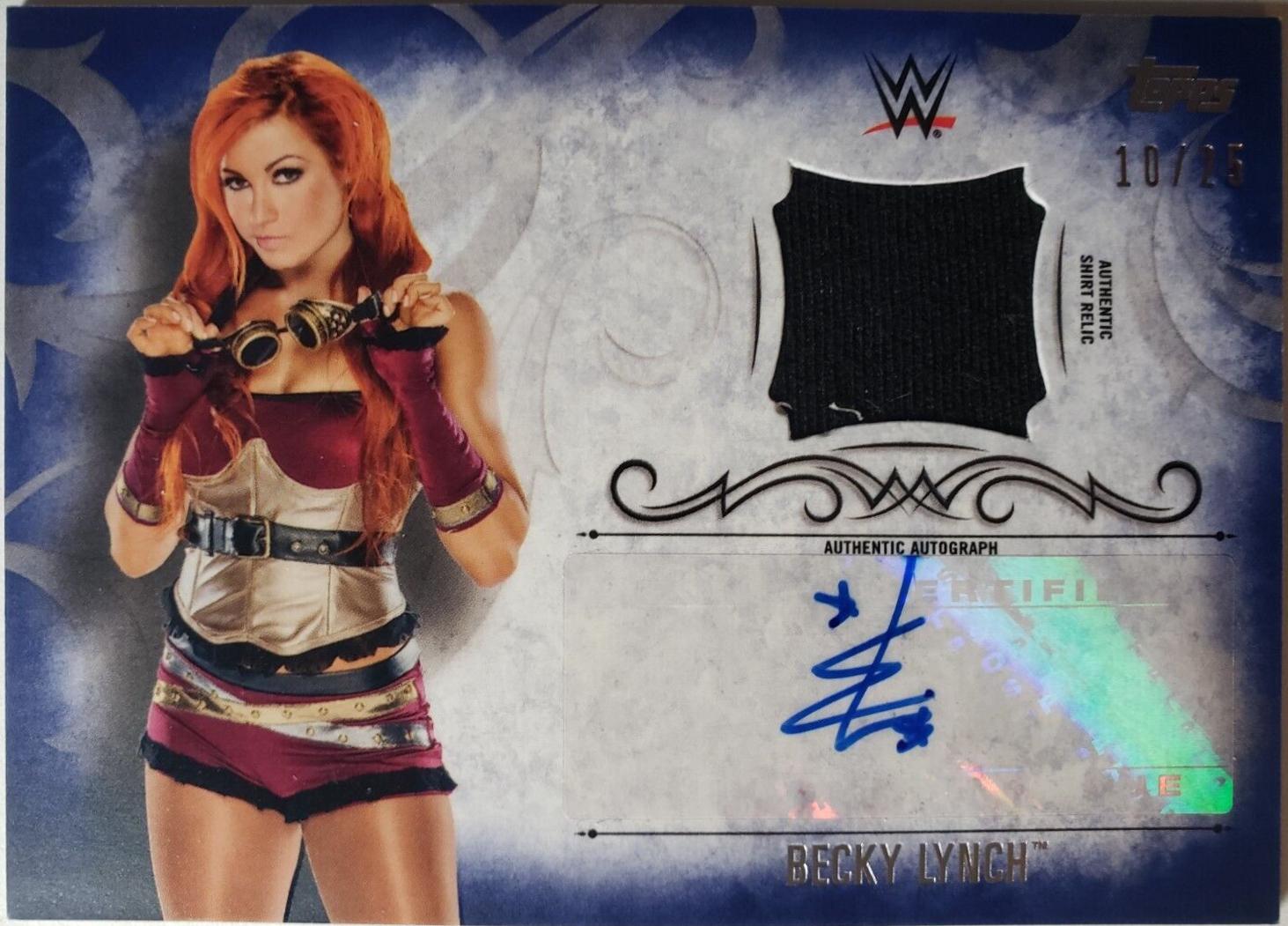 Becky Lynch [Blue Autograph] #UAR-BL