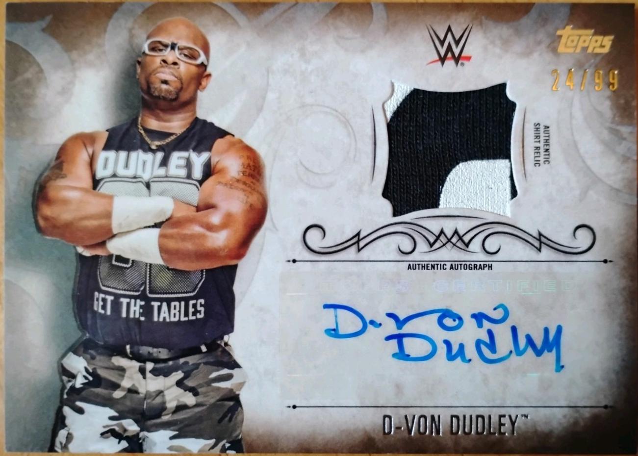 D Von Dudley [Silver Autograph] #UAR-DD