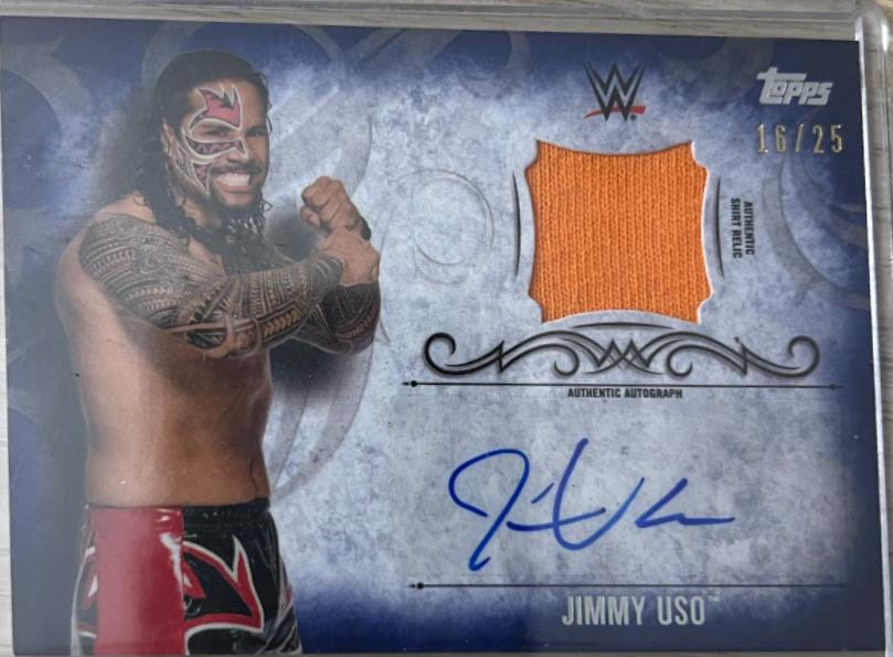 Jimmy Uso [Blue Autograph] #UAR-JIU