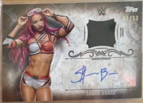 Sasha Banks [Bronze Autograph] #UAR-SB