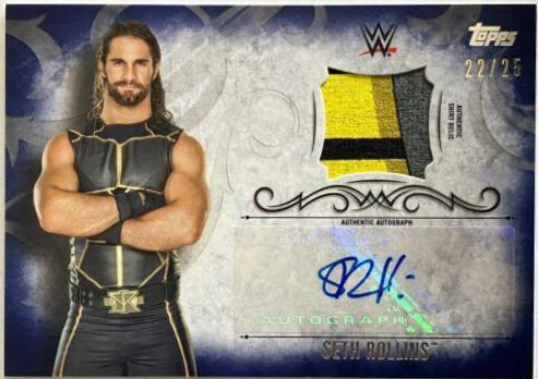 Seth Rollins [Blue Autograph] #UAR-SR