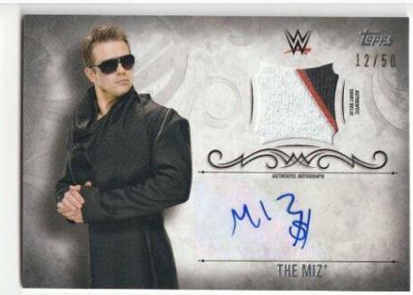 The Miz [Silver Autograph] #UAR-TM
