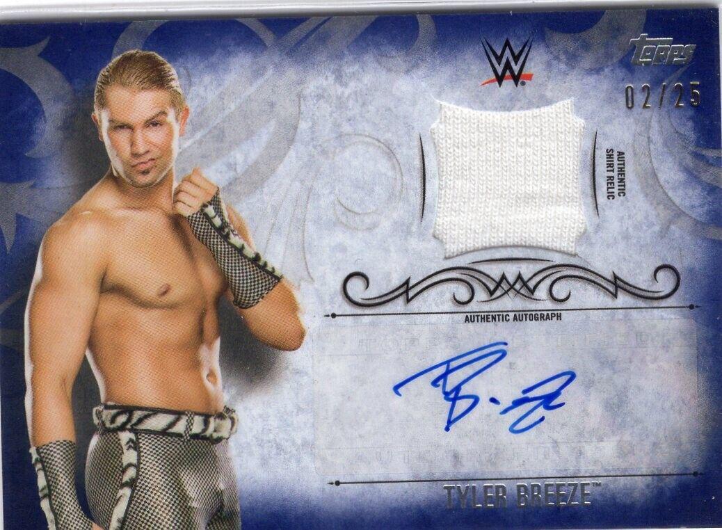 Tyler Breeze [Blue Autograph] #UAR-TB