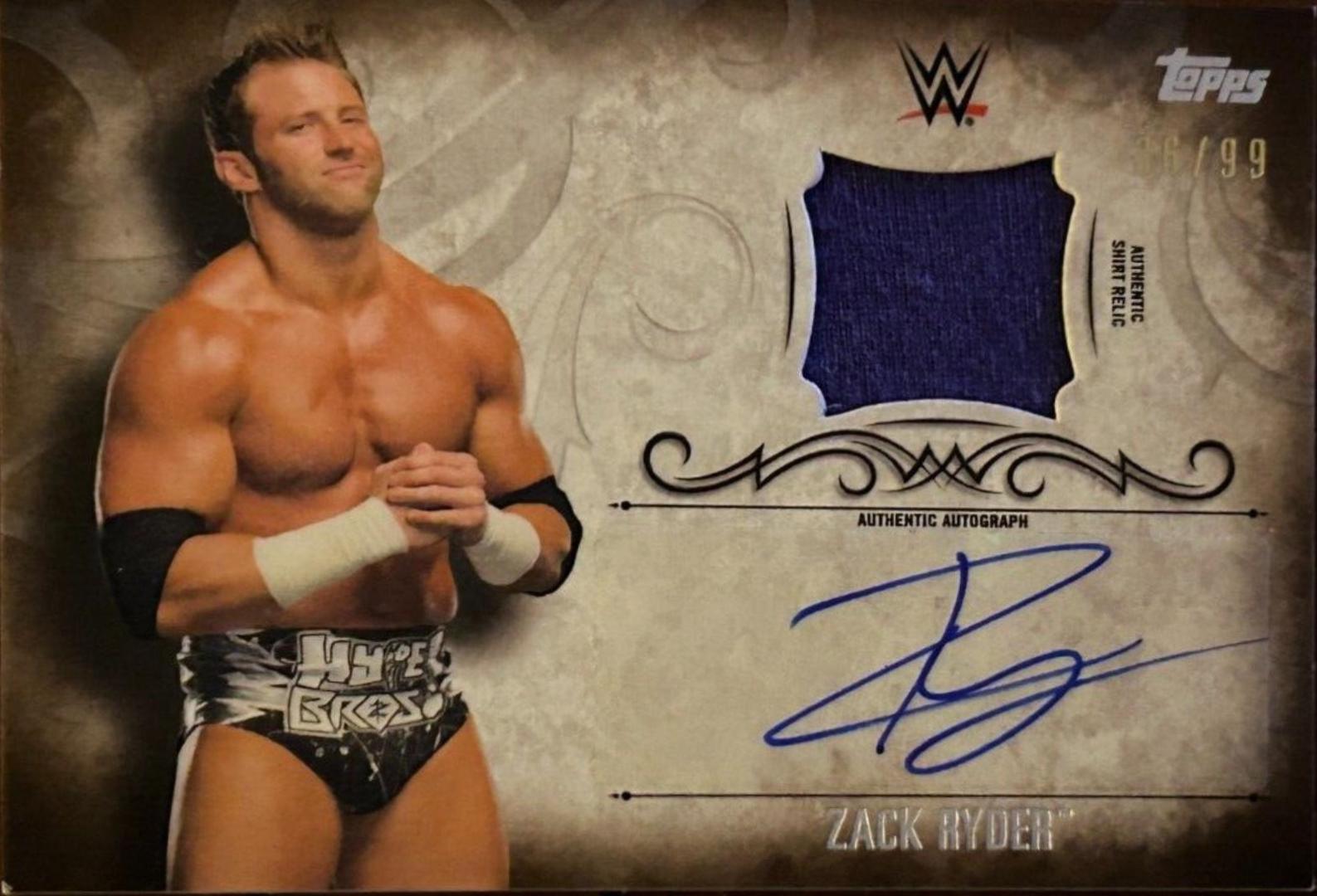 Zack Ryder [Bronze Autograph] #UAR-ZR