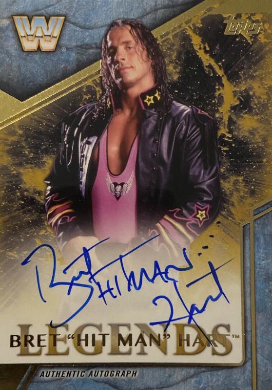 Bret 'Hit Man' Hart [Gold] #LA-BM