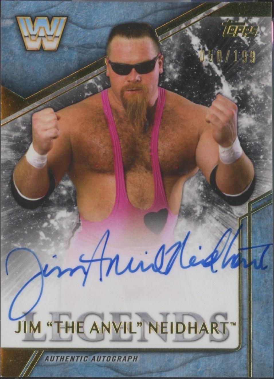 Jim 'The Anvil' Neidhart [Gold] #LA-JA