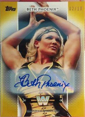Beth Phoenix [Gold Autograph] #93