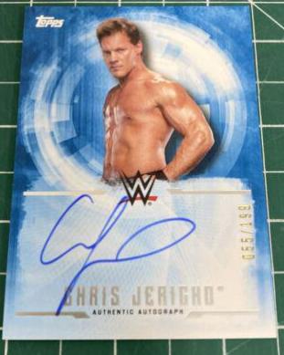 Chris Jericho [Blue Autograph] #13