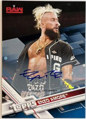 Enzo Amore [Blue Autograph] #16
