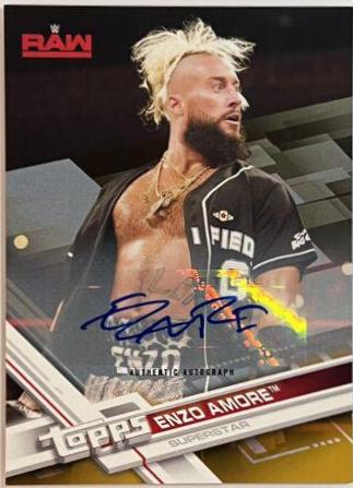 Enzo Amore [Gold Autograph] #16