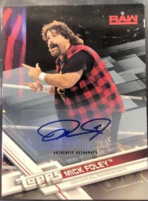 Mick Foley [Silver Autograph] #25