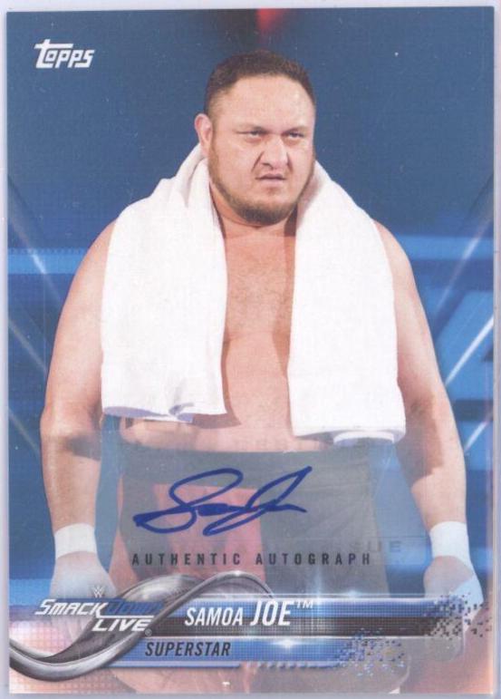 Samoa Joe [Blue Autograph] #83