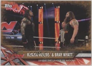 Roman Reigns, Bray Wyatt [Bronze] #77