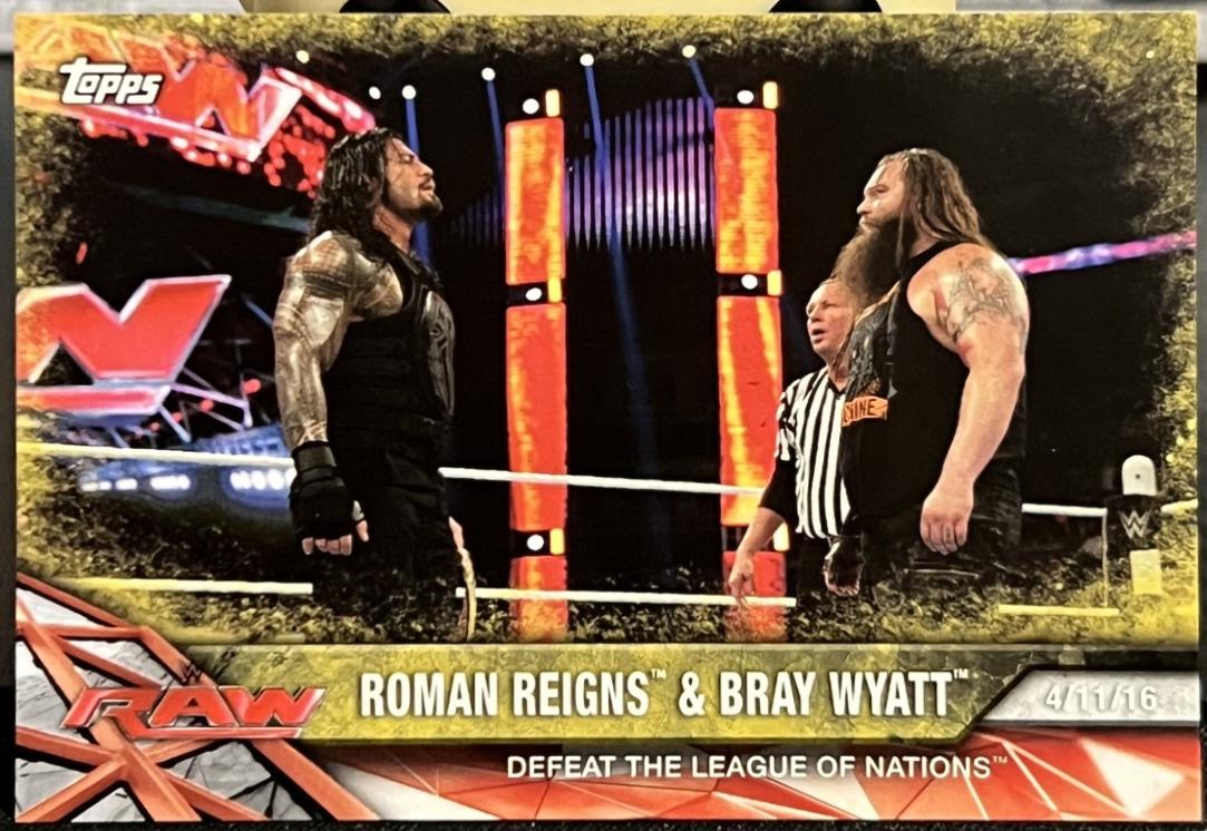 Roman Reigns, Bray Wyatt [Gold] #77