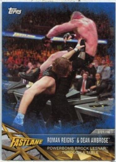 Roman Reigns, Dean Ambrose [Blue] #18
