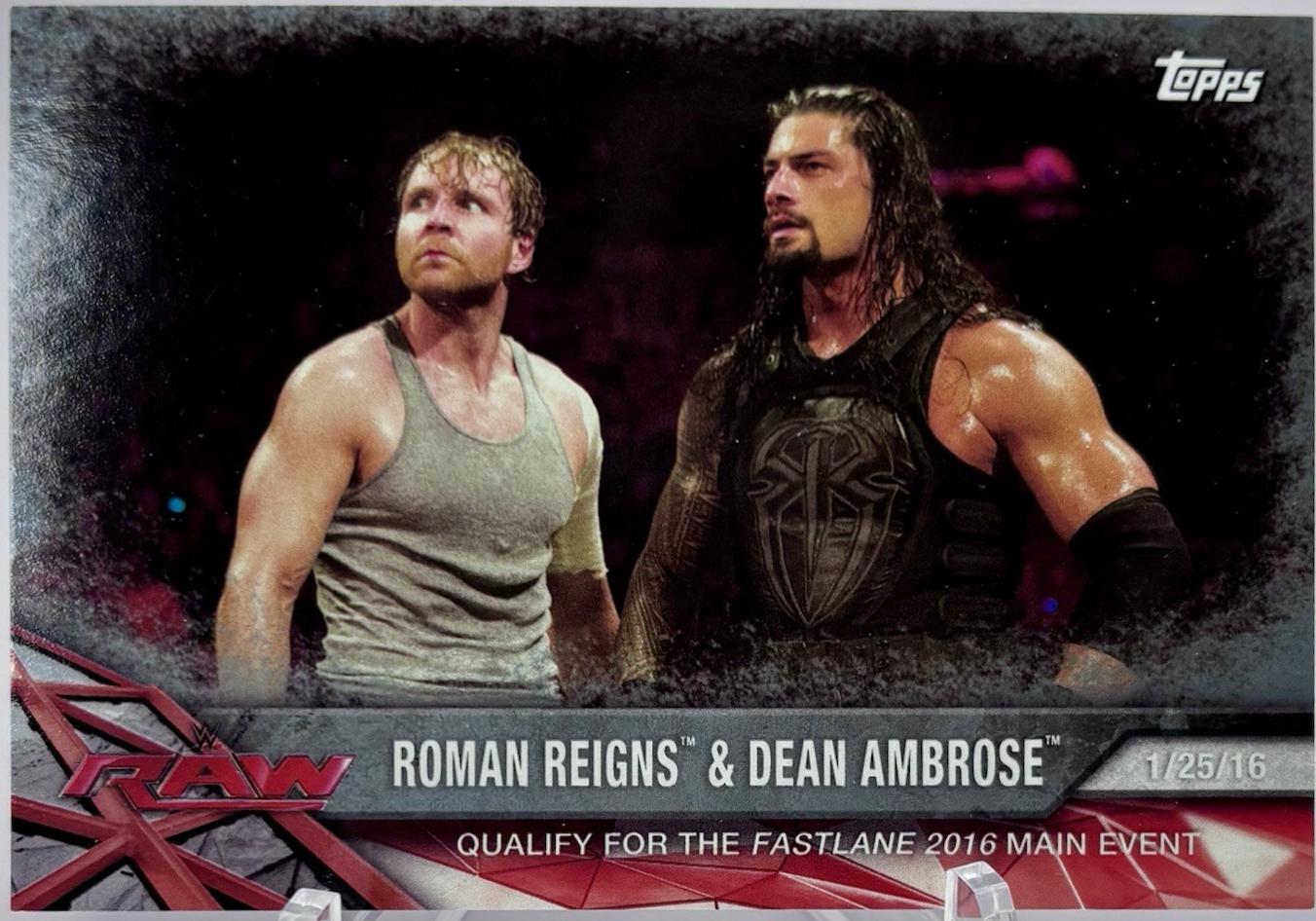 Roman Reigns, Dean Ambrose [Silver] #18