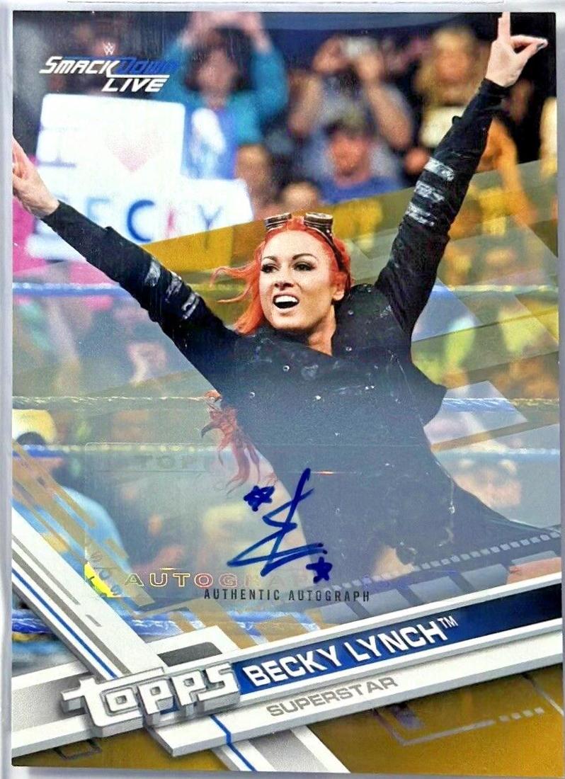 Becky Lynch [Gold Autograph] #140