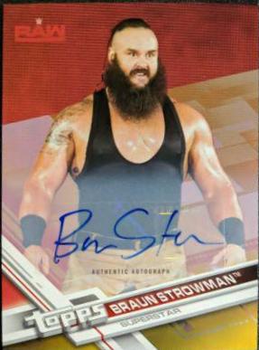 Braun Strowman [Gold Autograph] #111