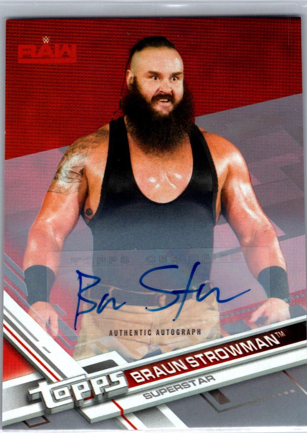 Braun Strowman [Silver Autograph] #111