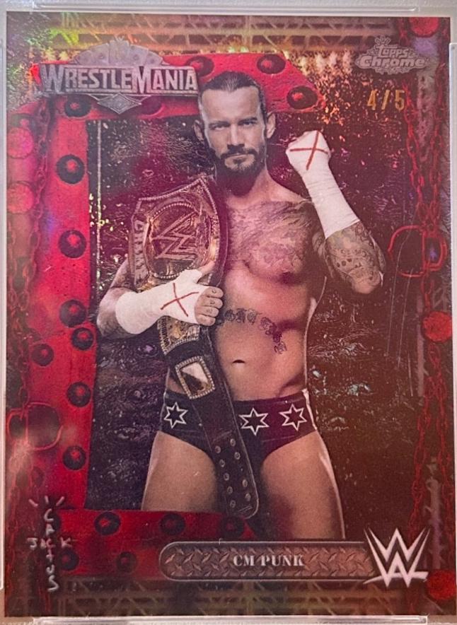 CM Punk [Red Refractor] #8
