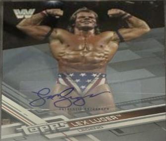 Lex Luger [Blue Autograph] #189