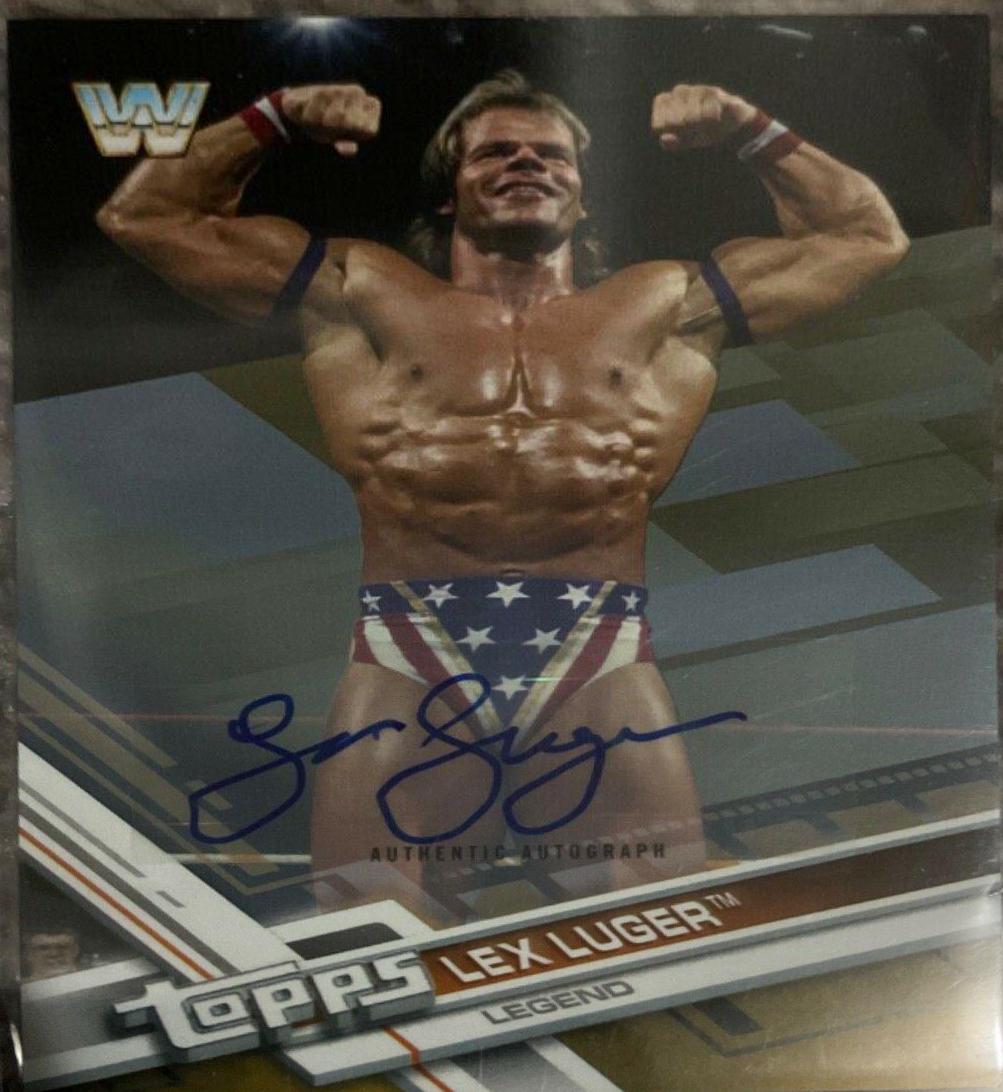 Lex Luger [Gold Autograph] #189