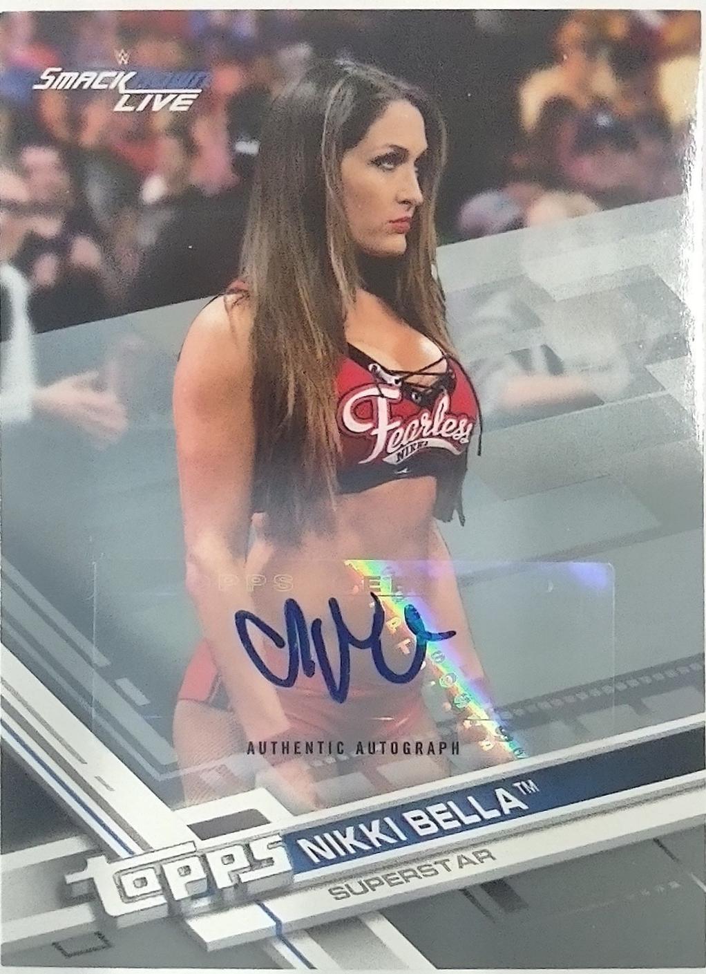 Nikki Bella [Silver Autograph] #156