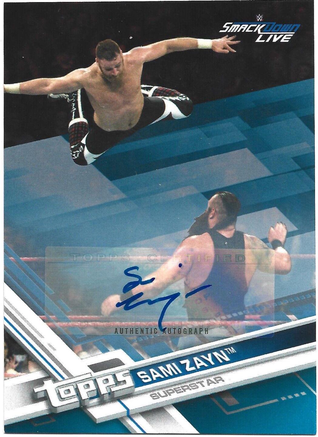 Sami Zayn [Blue Autograph] #159