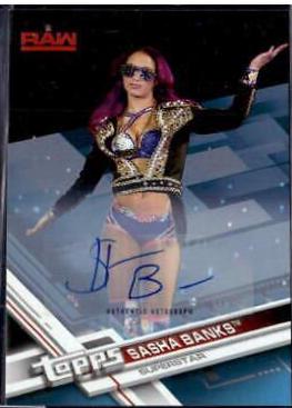 Sasha Banks [Blue Autograph] #134