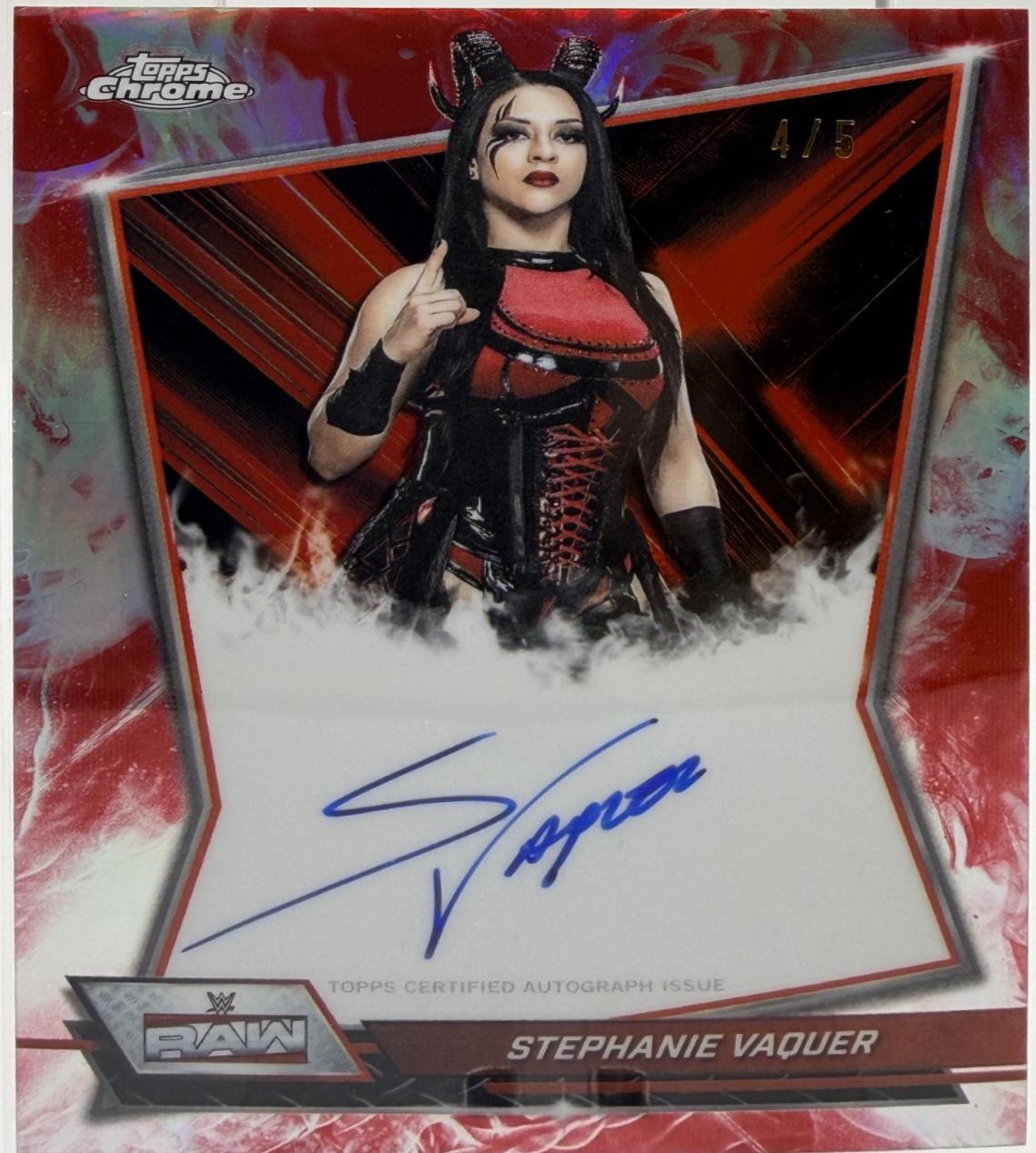Stephanie Vaquer [Red Refractor] #RBA-STE