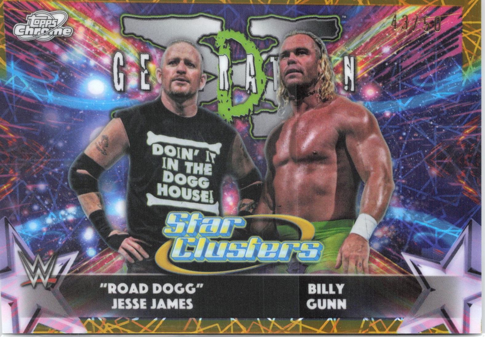 Billy Gunn / Road Dogg Jesse James [Gold Interstellar] #SC-5