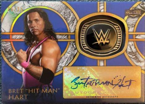 Bret 'Hit Man' Hart [Blue] #A-BH
