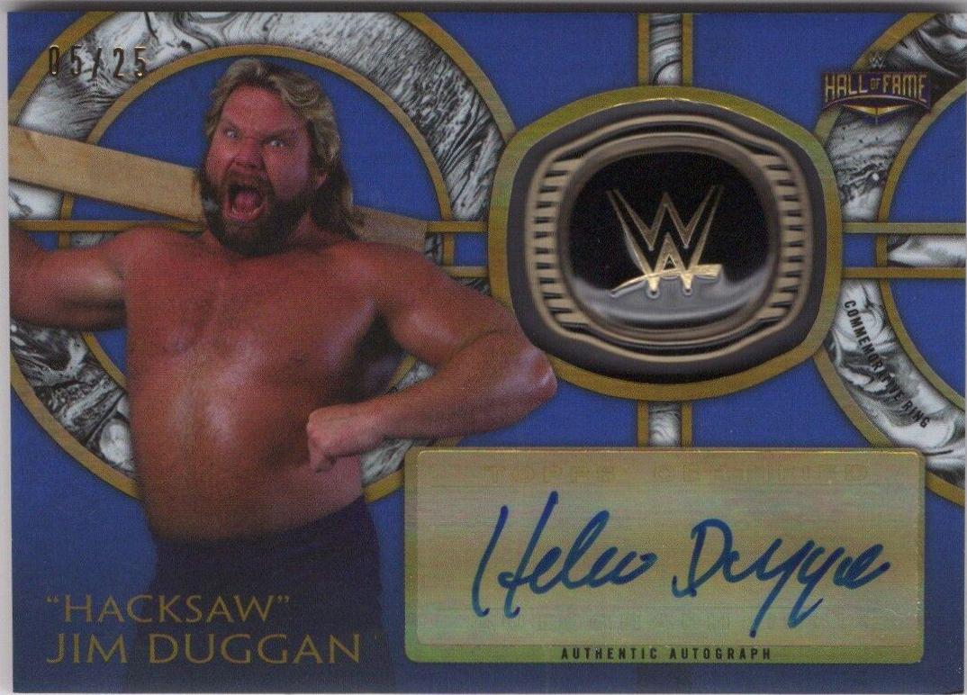 Hacksaw' Jim Duggan [Blue] #A-JD