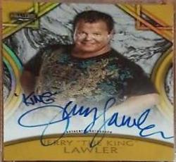 Jerry 'The King' Lawler [Gold] #A-JL