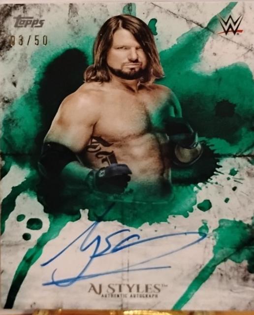 AJ Styles [Blue Autograph] #2