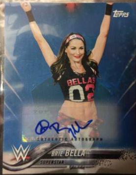 Brie Bella [Blue Autograph] #18
