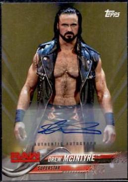 Drew McIntyre [Gold Autograph] #30
