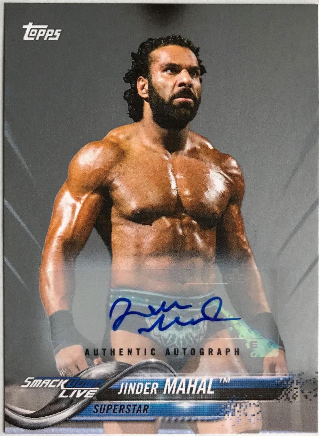 Jinder Mahal [Silver Autograph] #42