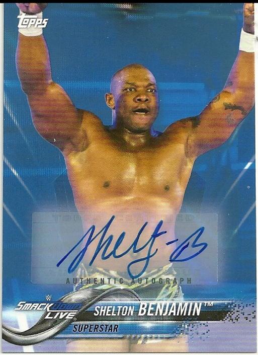Shelton Benjamin [Blue Autograph] #83
