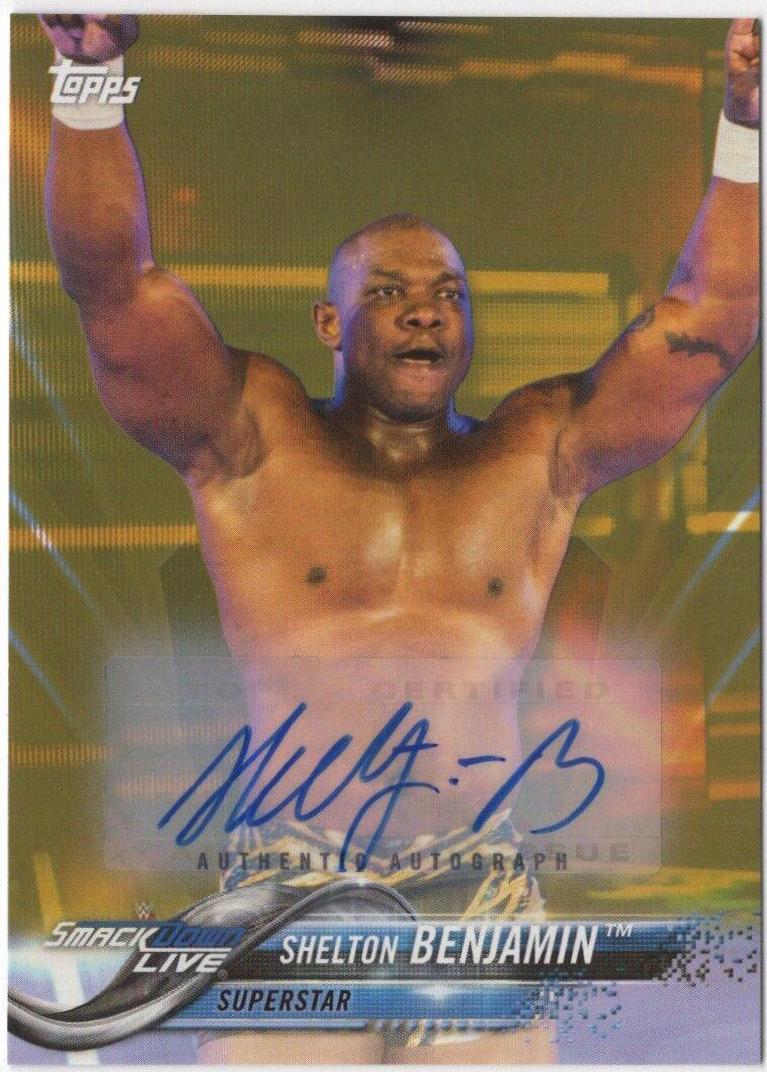 Shelton Benjamin [Gold Autograph] #83