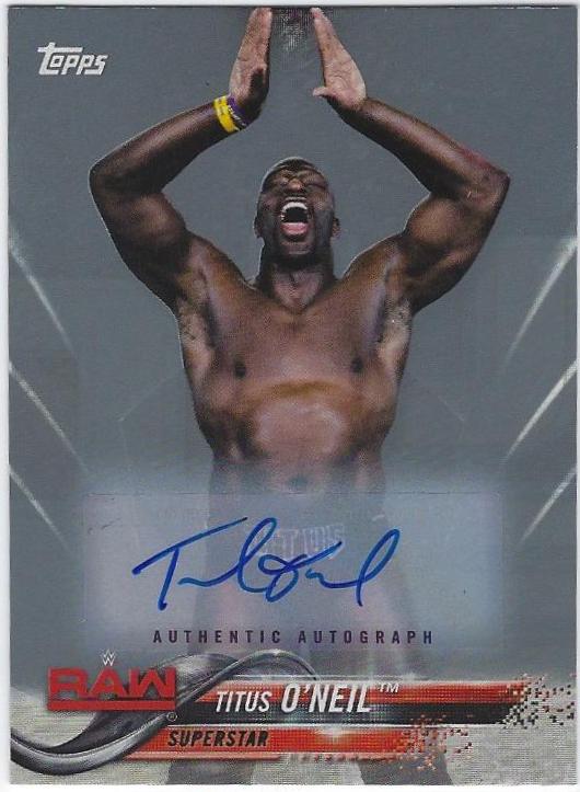 Titus O'Neil [Silver Autograph] #89