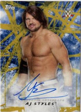 AJ Styles [Gold] #A-AS