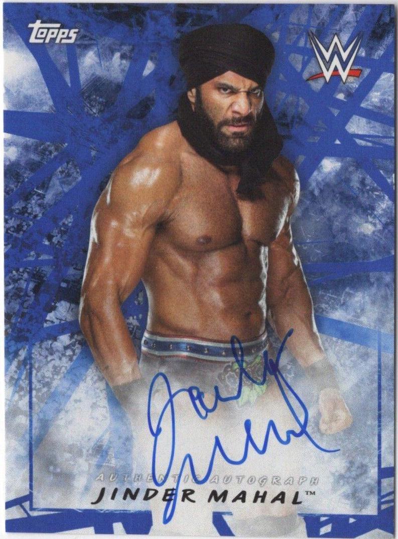 Jinder Mahal [Blue] #A-JM