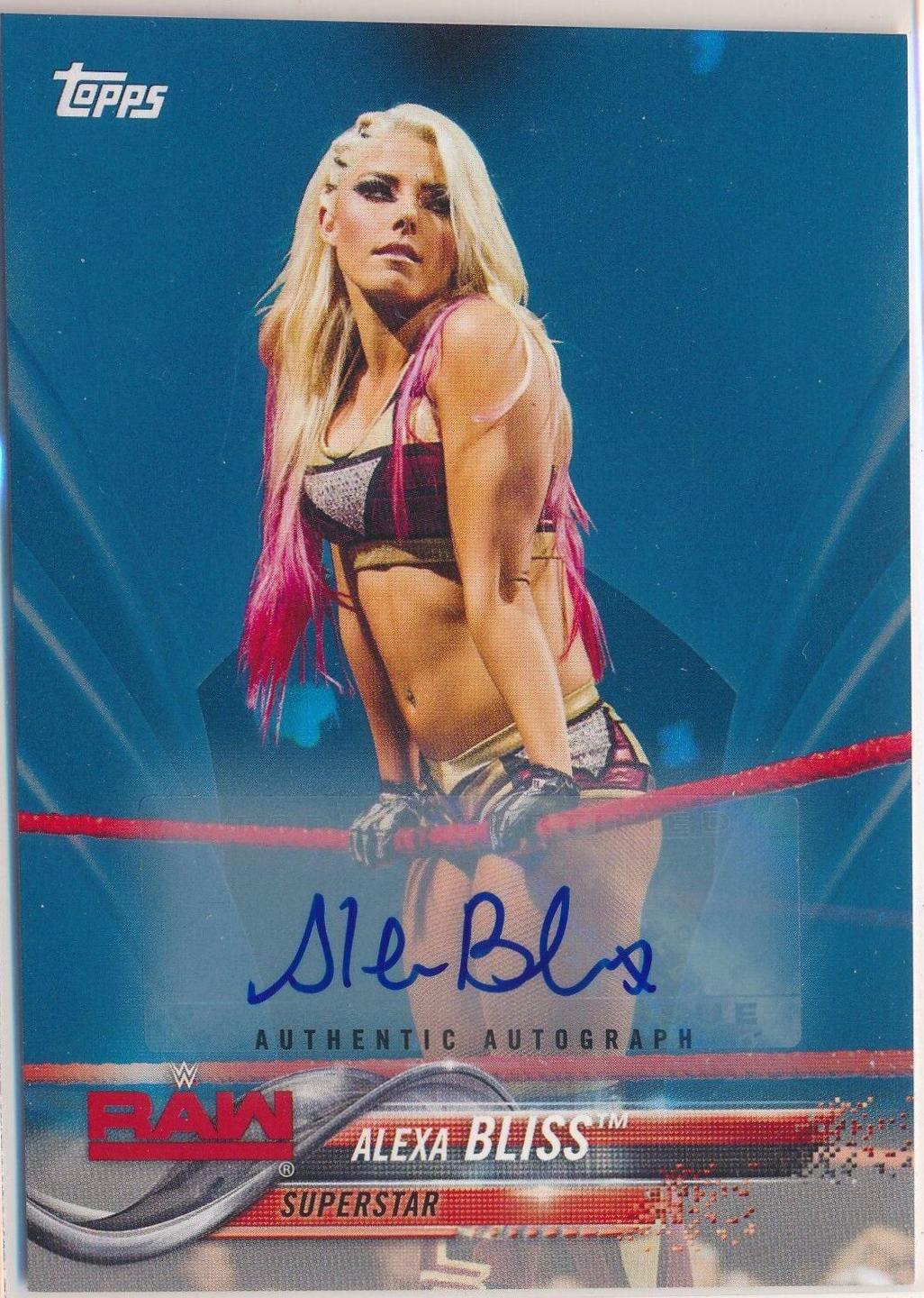 Alexa Bliss [Blue Autograph] #102