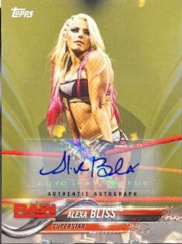 Alexa Bliss [Gold Autograph] #102