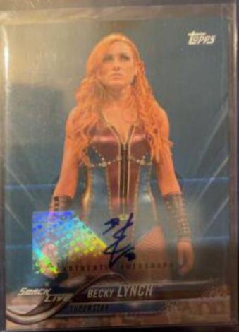Becky Lynch [Blue Autograph] #108